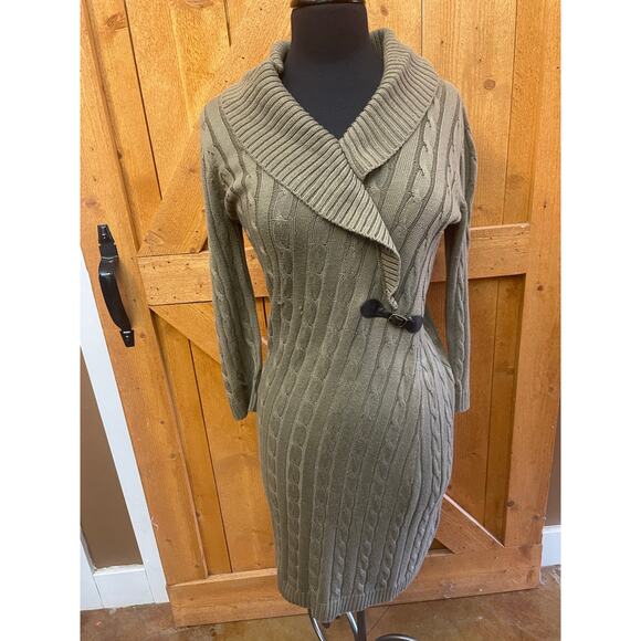 Calvin Klein Dresses & Skirts - Calvin Klein Women's Small Sweater Dress EUC Nude